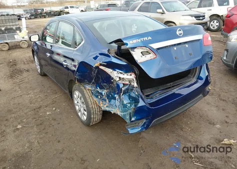 2019 Nissan Sentra S из США, поврежденный, VIN 3N1AB7AP3KY444312